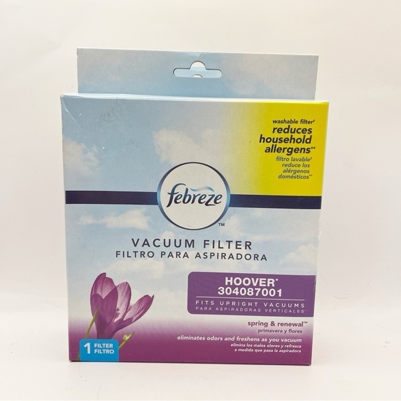 Febreze Vacuum Filter Hoover 304087001 Spring & Renewal Odor Eliminator Lot of 2 - Picture 2 of 7